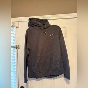 Nike Men's Athletic Department Charcoal Fleece Hoodie